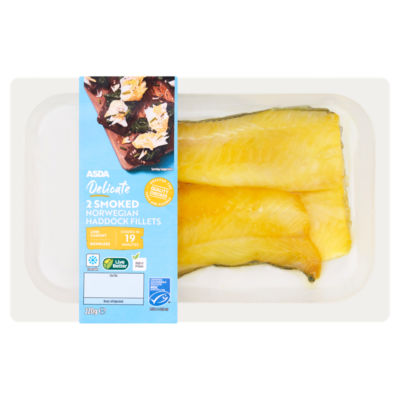 ASDA 2 Smoked Haddock Fillets