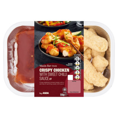 ASDA Meal for 2 Crispy Chicken with Sweet Chilli Sauce 350g