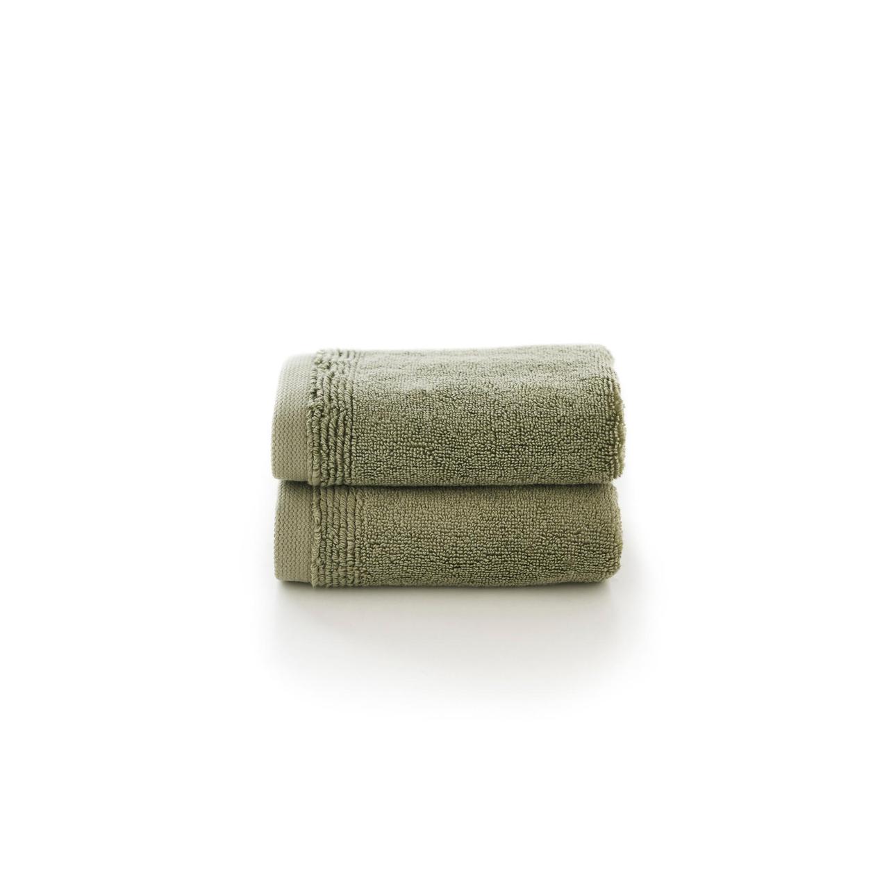 Deyongs Palazzo 800gsm Hotel Luxury Cotton Face Cloth x 2 Green