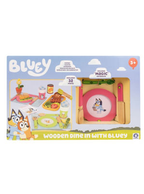 Bluey Wooden Dine With Me Playset