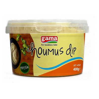 Gama Plain Houmous 400g - HelloSupermarket