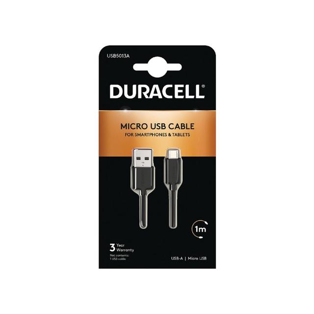 Duracell Sync & Charge 1M Micro Usb  1m