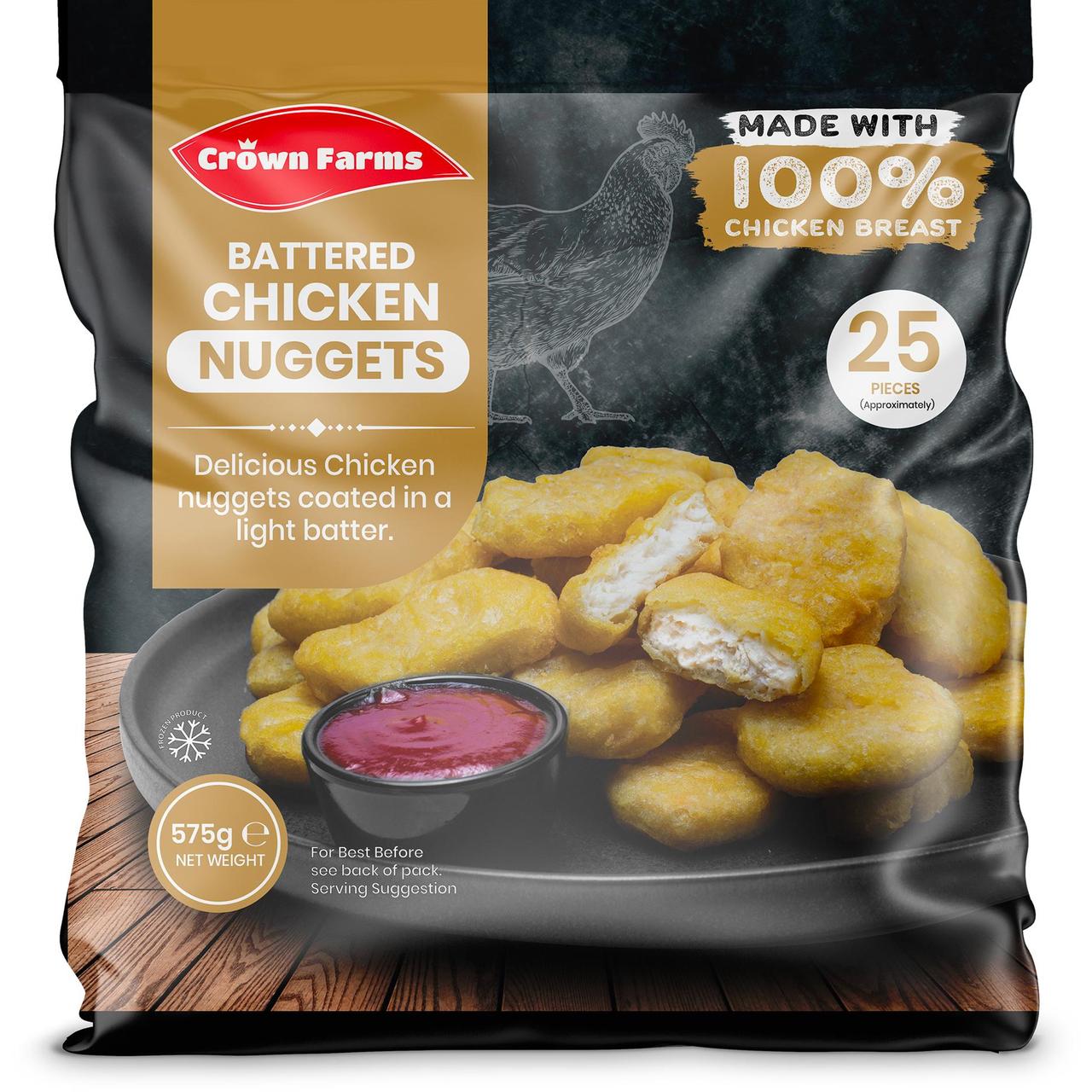 Crown Farms Battered Chicken Nuggets