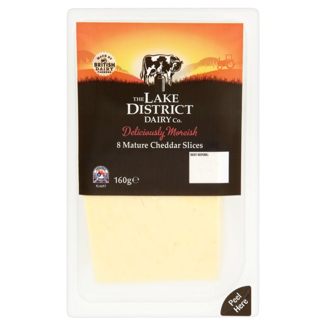 Lake District 8 Mature Cheddar Slices 160g