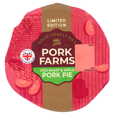 Pork Farms Limited Edition Hog Roast & Apple Pork Pie 295g