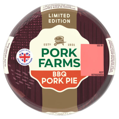 Pork Farms Limited Edition BBQ Pork Pie 295g