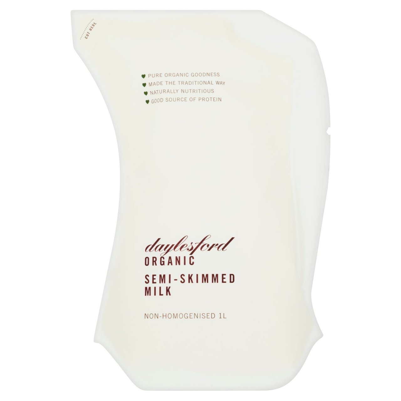 Daylesford Organic Semi Skimmed Milk Unhomogenised