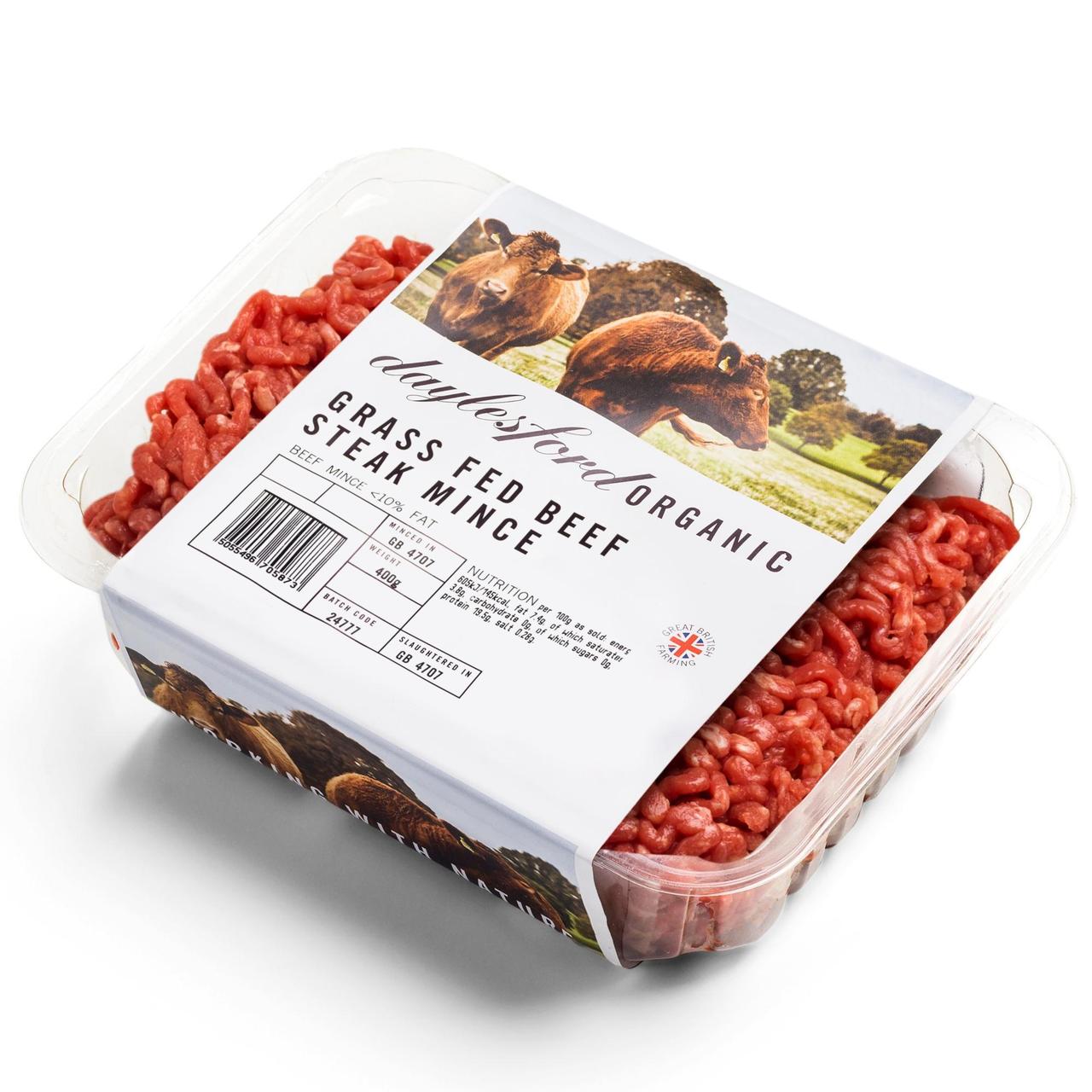 Daylesford Organic Pastured 10% Fat British Beef Mince