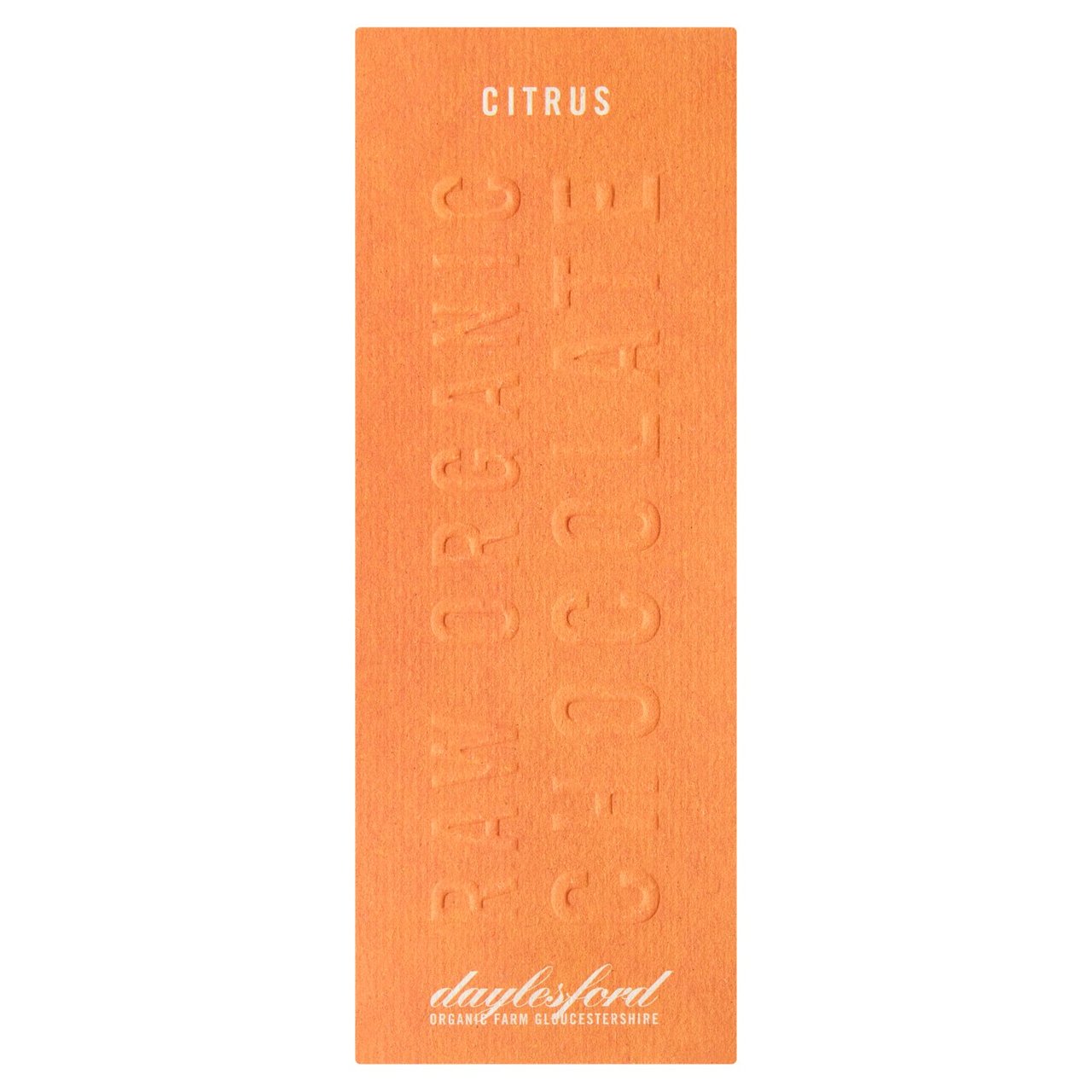 Daylesford Organic Raw Chocolate Bar - Orange & Tangerine