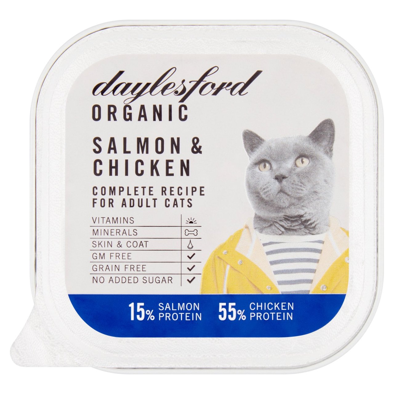 Daylesford Organic Salmon and Chicken Wet Cat Food