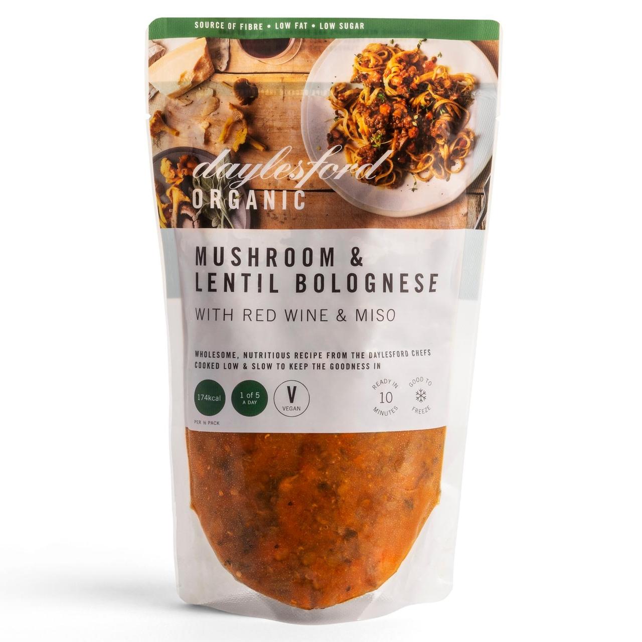 Daylesford Organic Mushroom & Lentil Bolognese