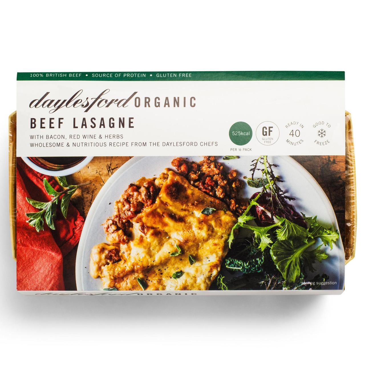 Daylesford Organic Beef Lasagne