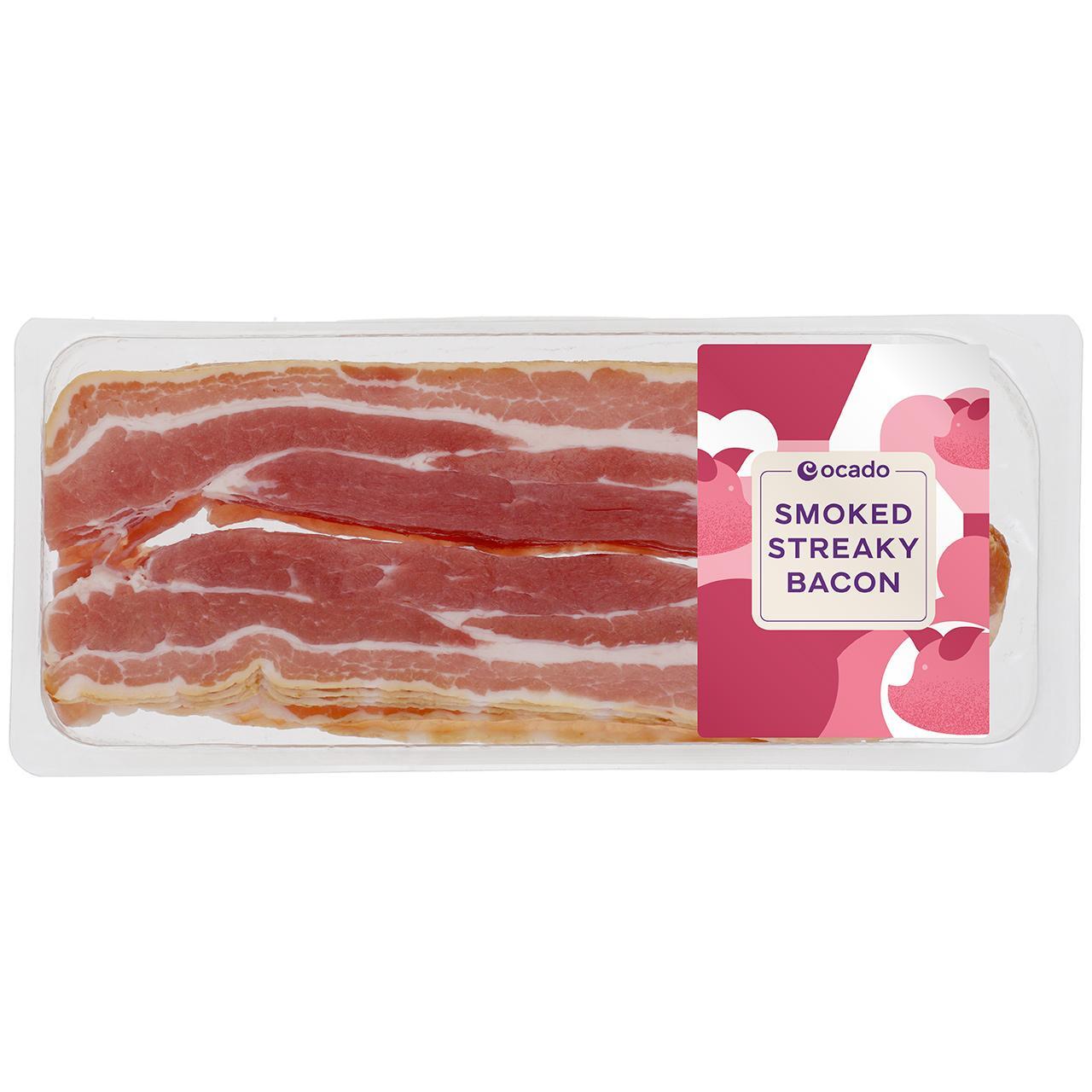 Ocado 14 Smoked Streaky Bacon Rashers