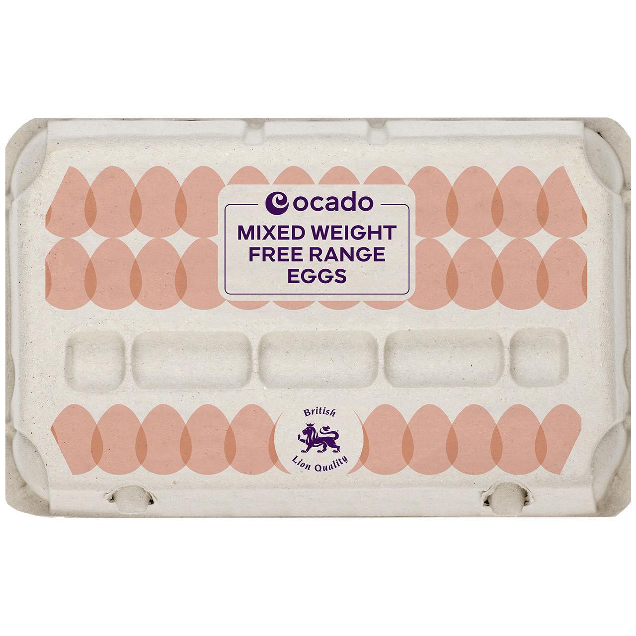 Ocado Mixed Weight Free Range Eggs