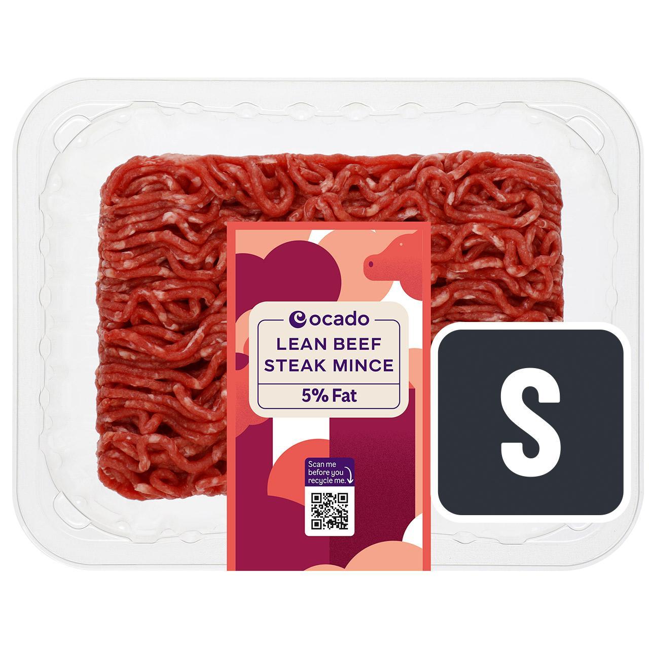 Ocado Lean Beef Steak Mince 5% Fat