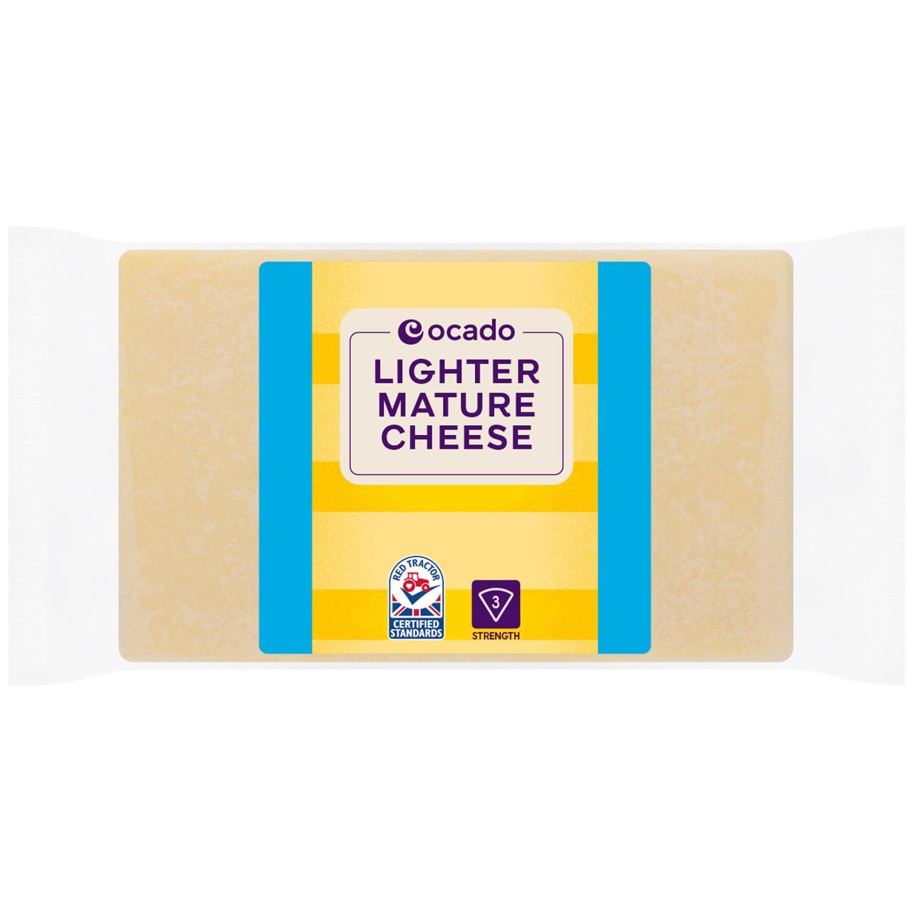 Ocado Lighter Mature Cheese 30% Less Fat