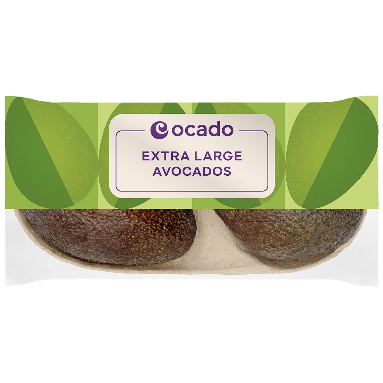 Ocado Extra Large Ripe & Ready Hass Avocados