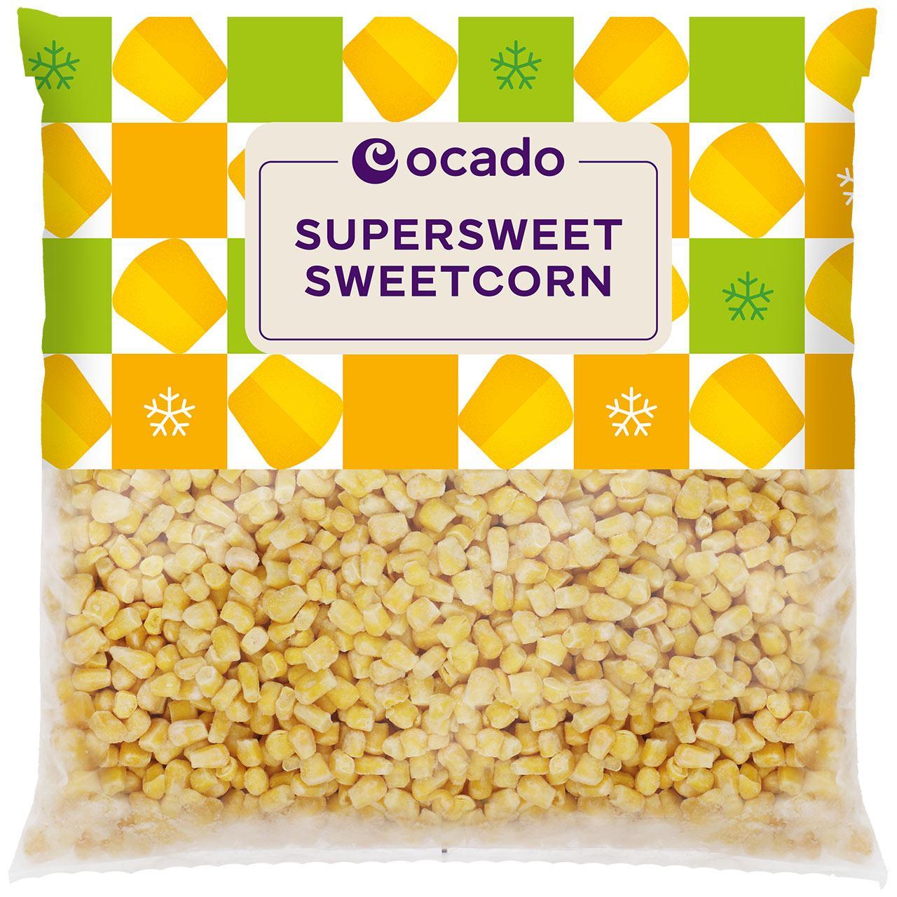 Ocado Frozen Supersweet Sweetcorn