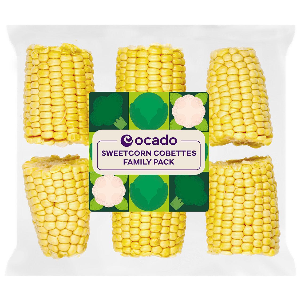 Ocado Sweetcorn Cobettes Family Pack