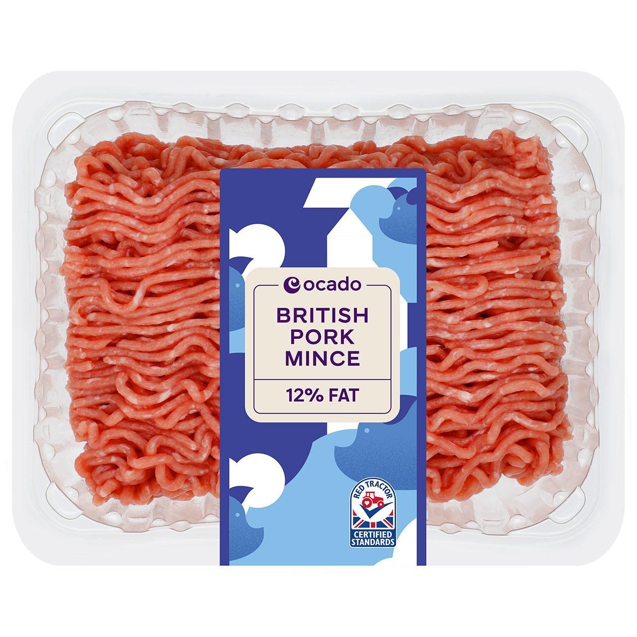 Ocado British Pork Mince 12% Fat 