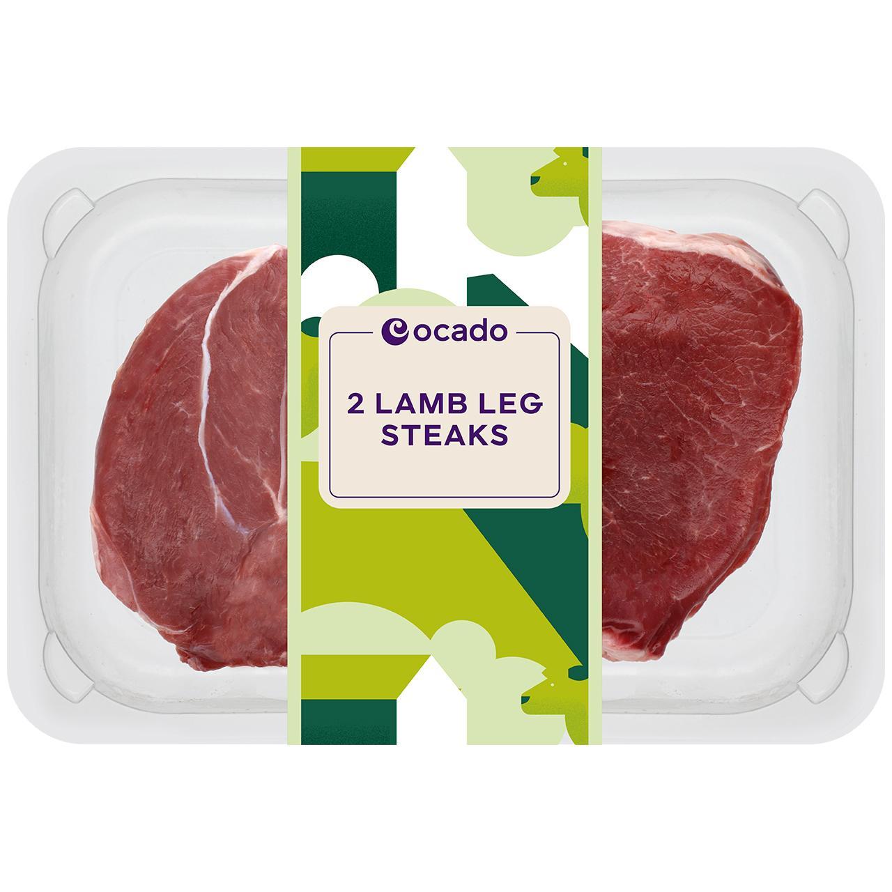 Ocado 2 Lamb Leg Steaks