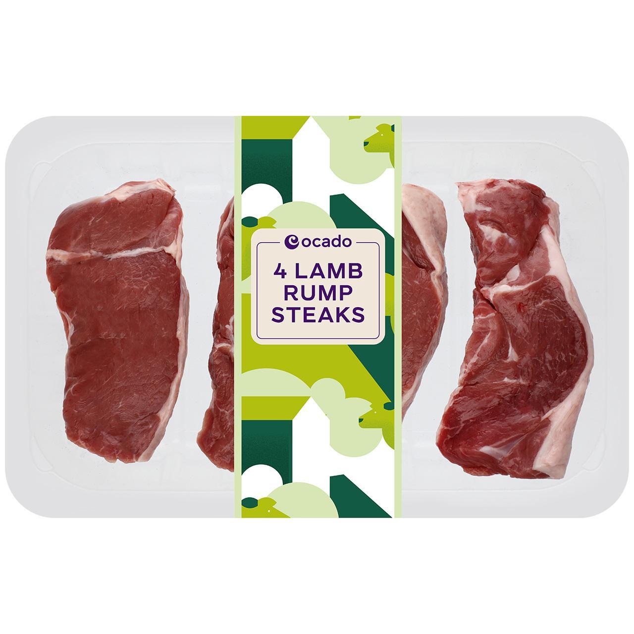 Ocado 4 Lamb Rump Steaks