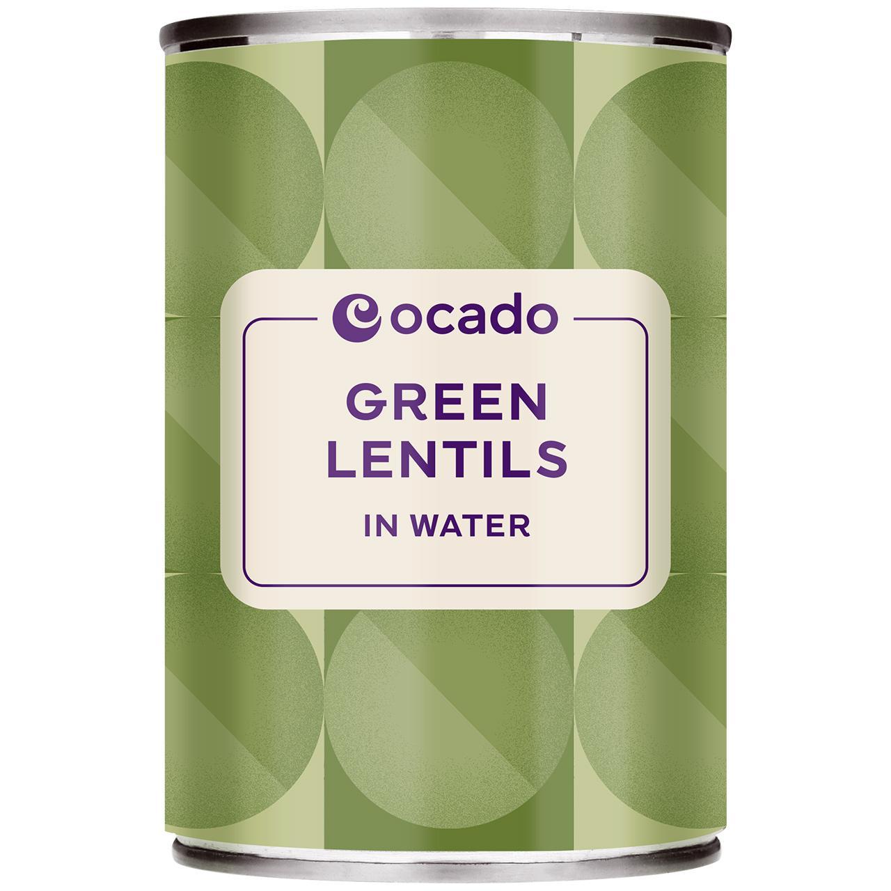 Ocado Green Lentils in Water