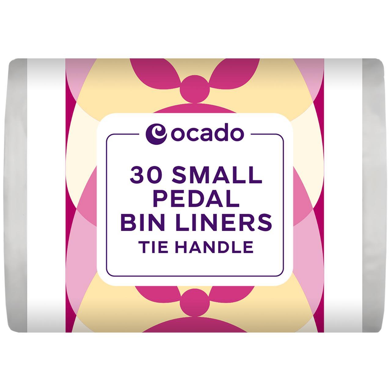 Ocado Small Tie Handle Pedal Bin Liners 25L