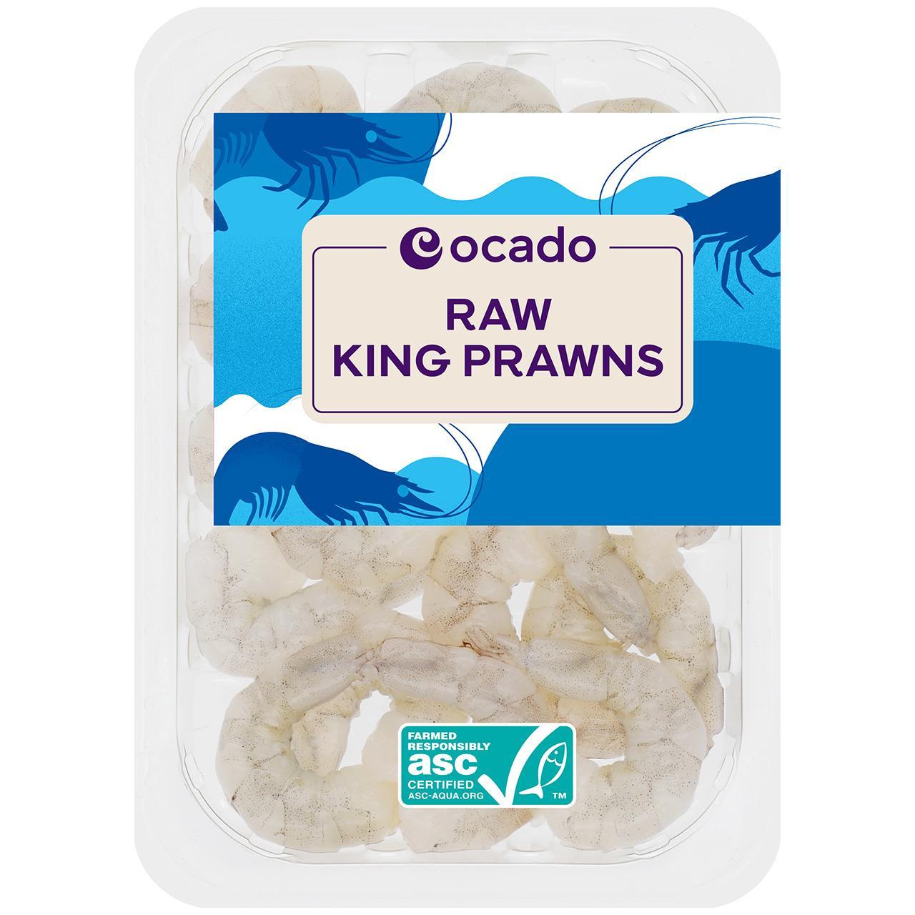 Ocado ASC Raw King Prawns