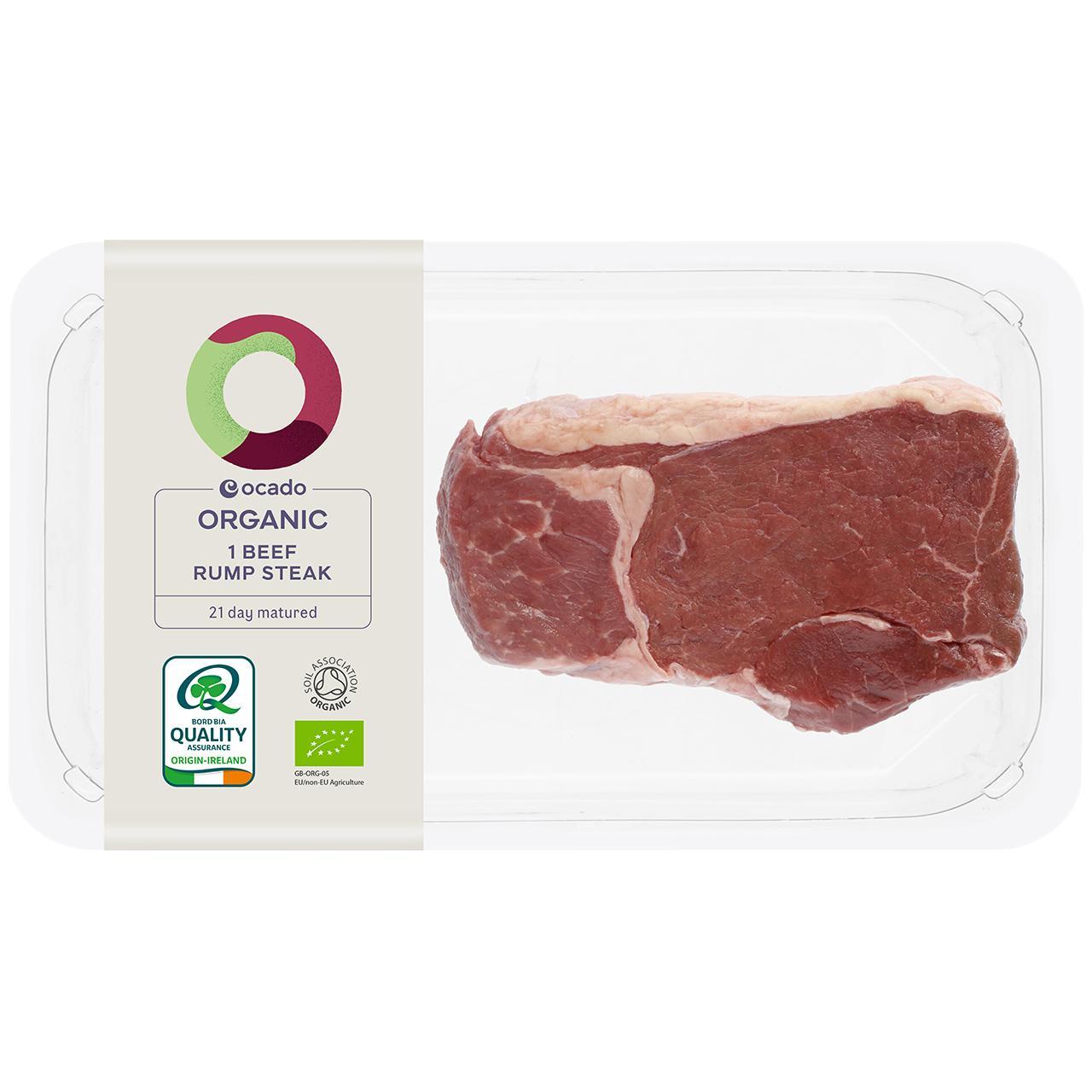 Ocado Organic 1 Beef Rump Steak