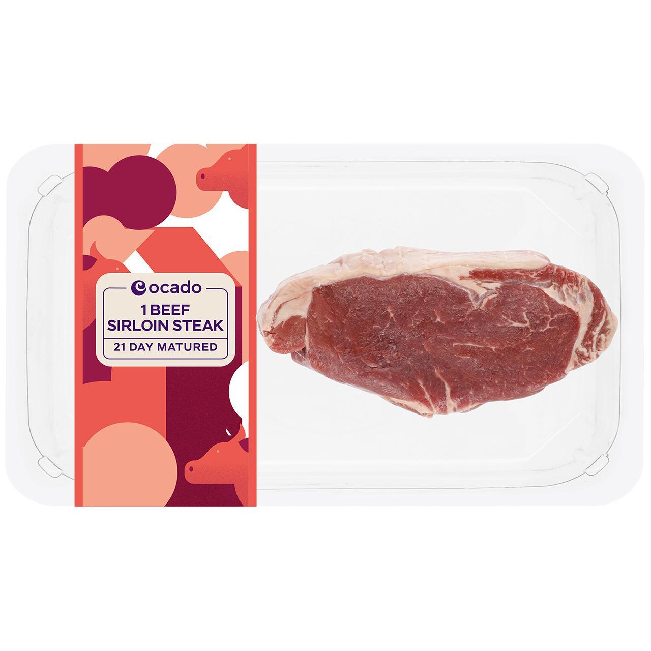 Ocado 1 Beef Sirloin Steak