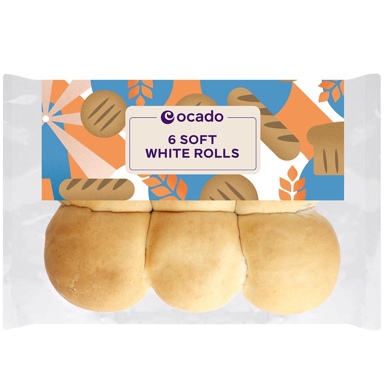 Ocado Soft White Rolls