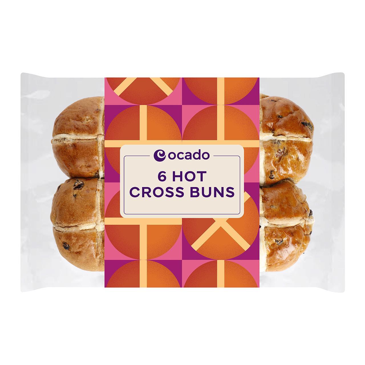 Ocado Hot Cross Buns