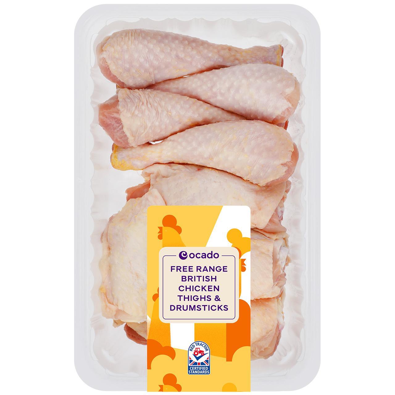 Ocado Free Range British Chicken Thighs & Drumsticks