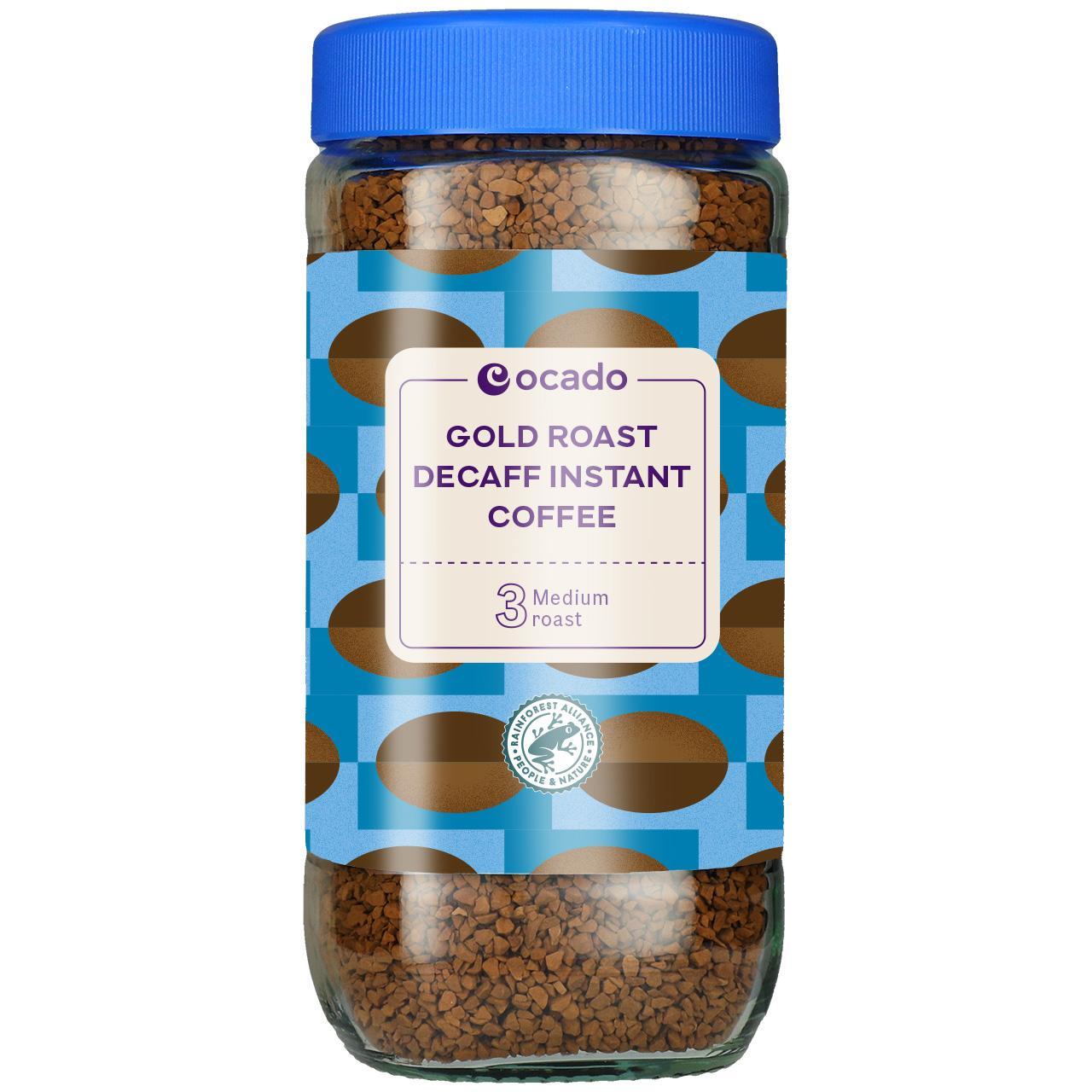 Ocado Gold Roast Decaff Instant Coffee