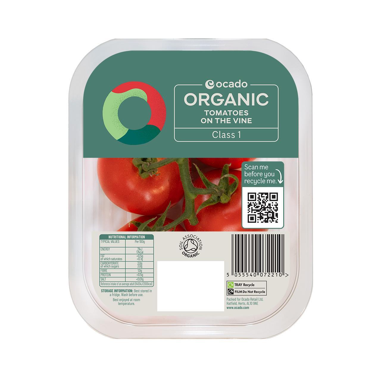 Ocado Organic Tomatoes on the Vine