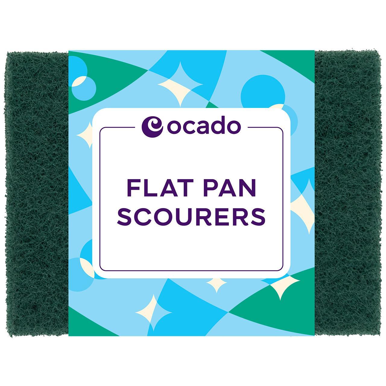 Ocado 5 Flat Pan Scourers