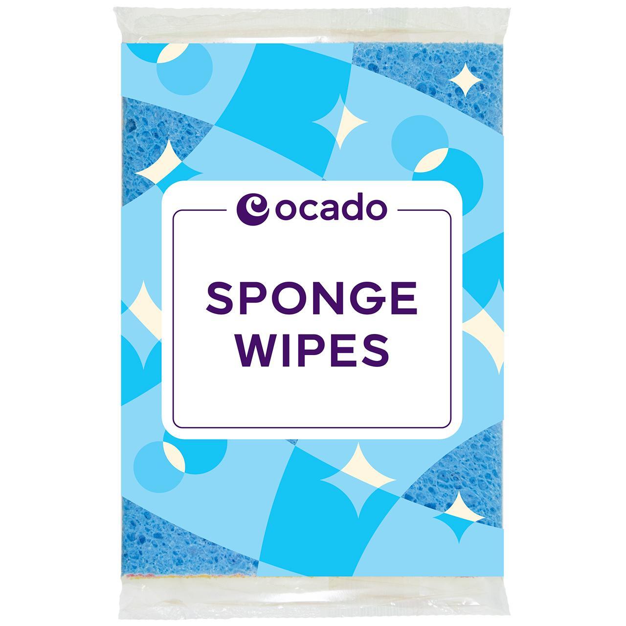 Ocado 4 Sponge Wipes