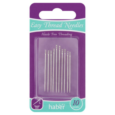 Haber Easy Thread Needles 10 Pieces