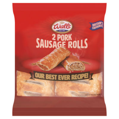 Wall's 2 Pork Sausage Rolls 160g