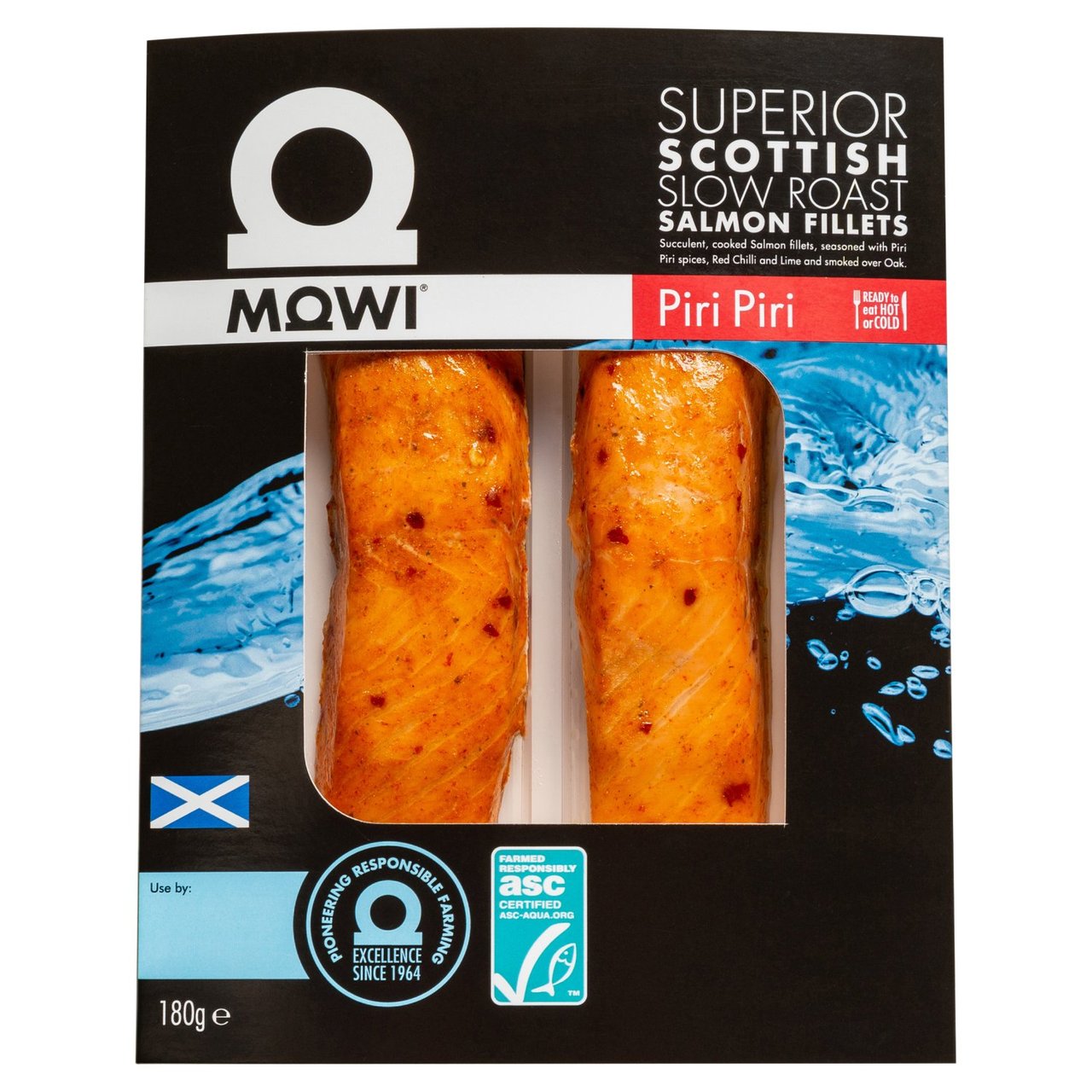 MOWI 2 Piri Piri Superior Scottish Slow Roast Salmon Fillets 180g