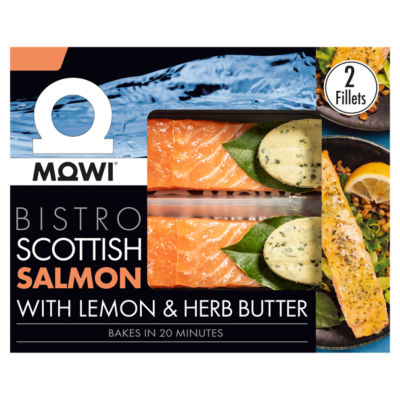 MOWI Bistro Scottish Salmon with Lemon & Herb Butter 240g