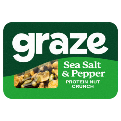 Graze Protein Salt & Pepper Vegan Mixed Nuts Snack