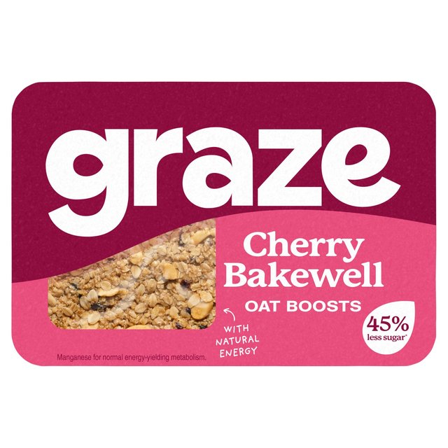 Graze Cherry Bakewell Flapjack 50g