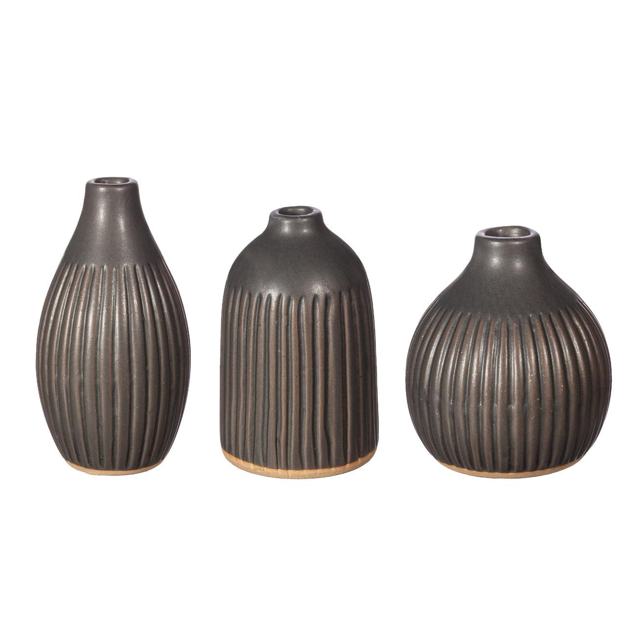 Sass & Belle Grooved Bud Vases