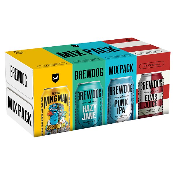 BrewDog Mix Beer Cans  8 x 330ml