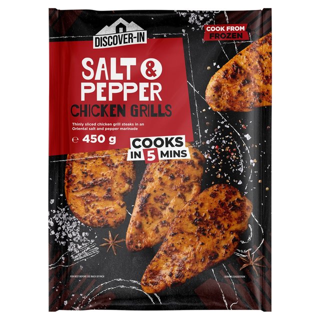 Discover In Salt & Pepper Grills Flatties  450g