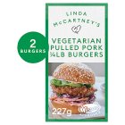 Linda McCartney's Vegetarian Pulled Pork Burger x2 227g