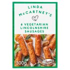 Linda McCartney's 6 Vegetarian Lincolnshire Sausages  300g