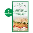 Linda McCartney's 2 Vegetarian Southern-Style Chicken Fillet Burgers